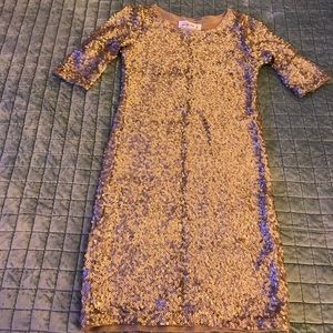 Dress gold sequined ✨👗💕